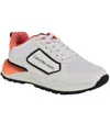 Calvin Klein Women's Women's Gogetit Sneaker In White,orange