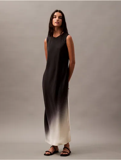Calvin Klein Women's Gradient Maxi Dress In Black