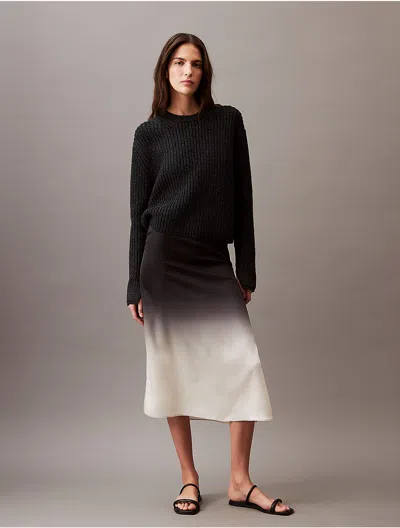 Calvin Klein Women's Gradient Midi Skirt In Multi