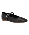 Calvin Klein Women's Greto Adjustable Strap Mary Jane Flats In Black