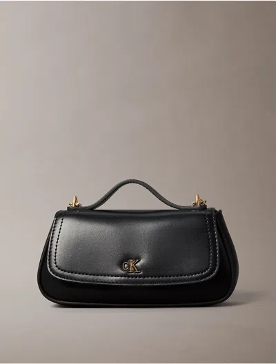 Calvin Klein Women's Hardware Monogram Crossbody Bag In Black