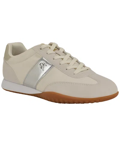 Calvin Klein Women's Harllow Lace-up Sneakers In Neutral