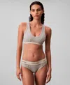 Calvin Klein Women's Heritage Full Coverage Bikini Panties In Gray