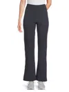 Calvin Klein Women's High-rise Flared Pants In Blue