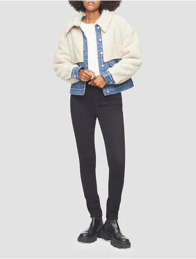 Calvin Klein Women's High Rise Skinny Fit Comfort Stretch Jeans In Black