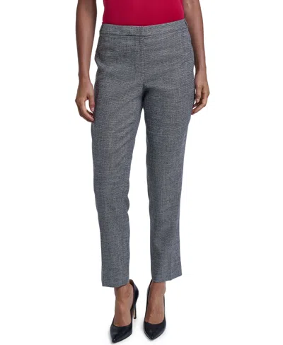 Calvin Klein Women's High-rise Tapered-ankle Pants In Gray