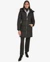 Calvin Klein Women's Hooded Stand Collar Puffer Coat In Black