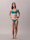 Calvin Klein Women's Icon Cotton Modal Lift Bralette In Blue