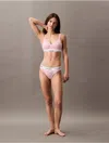 Calvin Klein Women's Icon Cotton Modal Bikini In Buff Pink