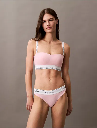 Calvin Klein Women's Icon Cotton Modal Lightly Lined Bandeau Bra