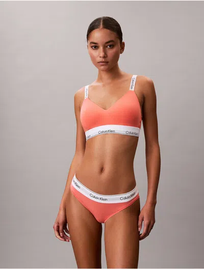 Calvin Klein Women's Icon Cotton Modal Lightly Lined Bralette In Multi