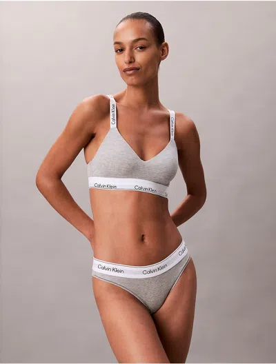 CALVIN KLEIN WOMEN'S ICON COTTON MODAL LIGHTLY LINED BRALETTE