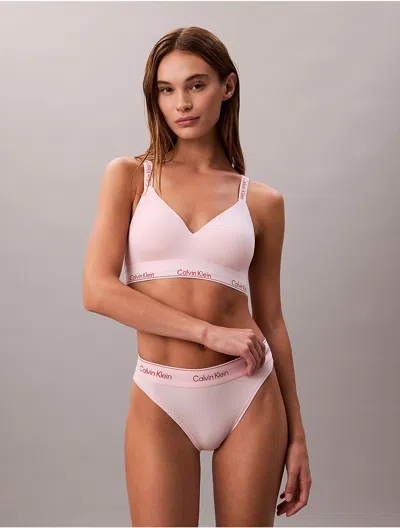 Calvin Klein Women's Icon Cotton Modal Lightly Lined Bralette In Multi