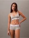 Calvin Klein Women's Icon Cotton Modal Lightly Lined Scoopneck Bralette