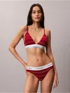 Calvin Klein Women's Icon Cotton Modal Bikini In Multi