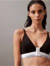 Calvin Klein Women's Icon Cotton Modal Lightly Lined Triangle Front Closure Bralette
