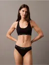 Calvin Klein Women's Icon Cotton Modal Pride Unlined Bralette In Black