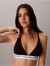 Calvin Klein Women's Icon Cotton Modal Script Triangle Bra In Multi