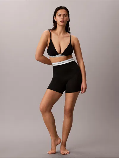Calvin Klein Women's Icon Cotton Modal Shapewear Thigh Short In Black