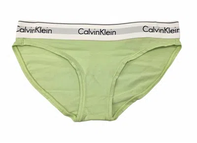 Calvin Klein Women's Icon Cotton Modal Solid Panty In Kewl Lime In Multi