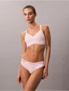 Calvin Klein Women's Icon Cotton Modal Thong In Purple