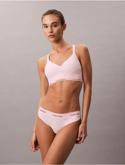 Calvin Klein Women's Icon Cotton Modal Thong In Purple