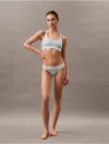 Calvin Klein Women's Icon Cotton Modal Unlined Bralette In Blue