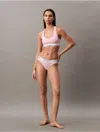 Calvin Klein Women's Icon Cotton Modal Unlined Bralette In Pink