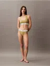 Calvin Klein Women's Icon Cotton Stretch Lightly Lined Bralette
