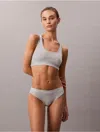 Calvin Klein Women's Icon Cotton Stretch Lightly Lined Bralette In Multi
