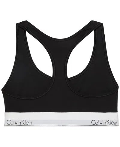 Calvin Klein Racerback Bralette In Black