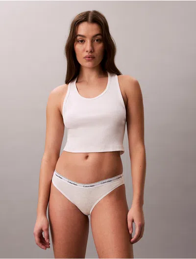 Calvin Klein Women's Icon Logo Bikini In White