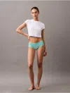 Calvin Klein Women's Icon Logo Lace Hipster In Beau Blue