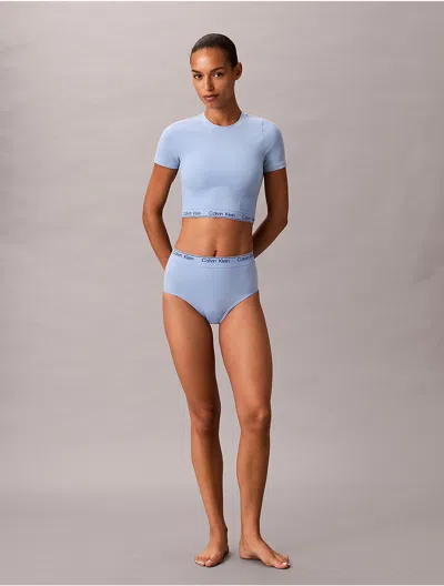 Calvin Klein Women's Icon Shapewear Brief In Blue