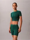 Calvin Klein Women's Icon Shapewear Short In Green
