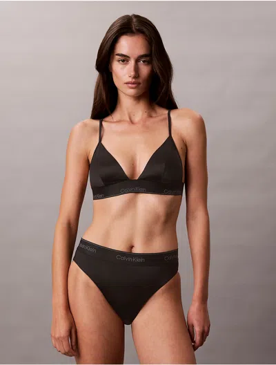 Calvin Klein Women's Icon Shine Swim Bikini In Yellow