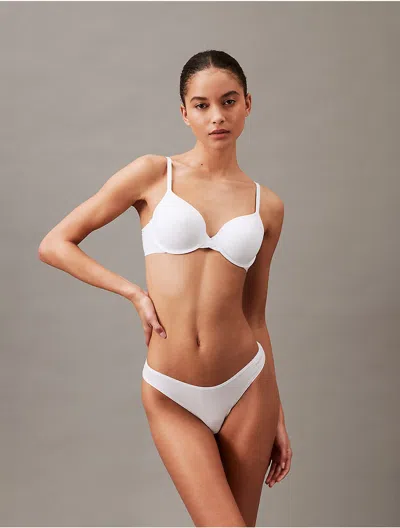 Calvin Klein Women's Ideal Cotton Bikini In White