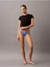 Calvin Klein Women's Ideal Cotton Bikini In Glacier