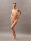 Calvin Klein Women's Ideal Cotton String Bikini In Papaya Punch