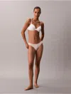 Calvin Klein Women's Ideal Cotton Thong In White