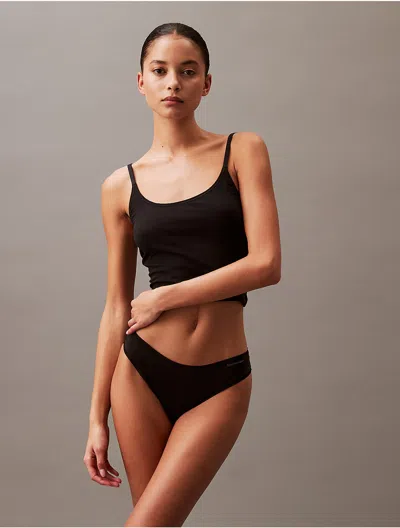 Calvin Klein Women's Ideal Micro Bikini In Black