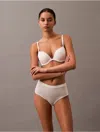 Calvin Klein Women's Ideal Micro Mid Rise Cheeky Brief