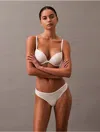 Calvin Klein Women's Bonded Flex Thong In Glass Yellow