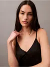 Calvin Klein Women's Instinct Satin Cami In Black