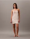 Calvin Klein Women's Instinct Satin Chemise In Cocoon