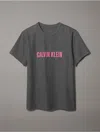 Calvin Klein Women's Intense Power Lounge Tee + Shorts Sleep Set In Charcoal Heather