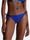 Calvin Klein Women's Intense Power Ribbed Side Tie Bikini Bottom