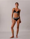 Calvin Klein Women's Intense Power Swim Bikini Bottom In Black
