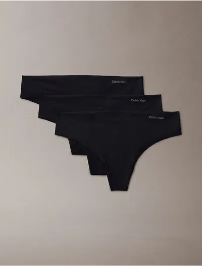 Calvin Klein Women's Invisibles 3-pack Thong