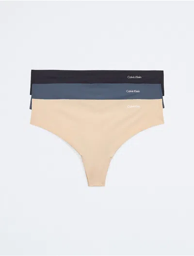 Calvin Klein Women's Invisibles 3-pack Thong